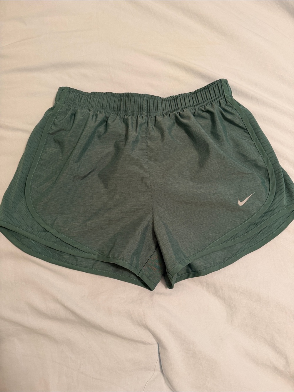 Nike Women's Sage Green Athletic Running Shorts
